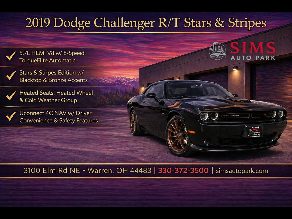 Used 2019 Dodge Challenger R/T w/ Stars & Stripes Edition