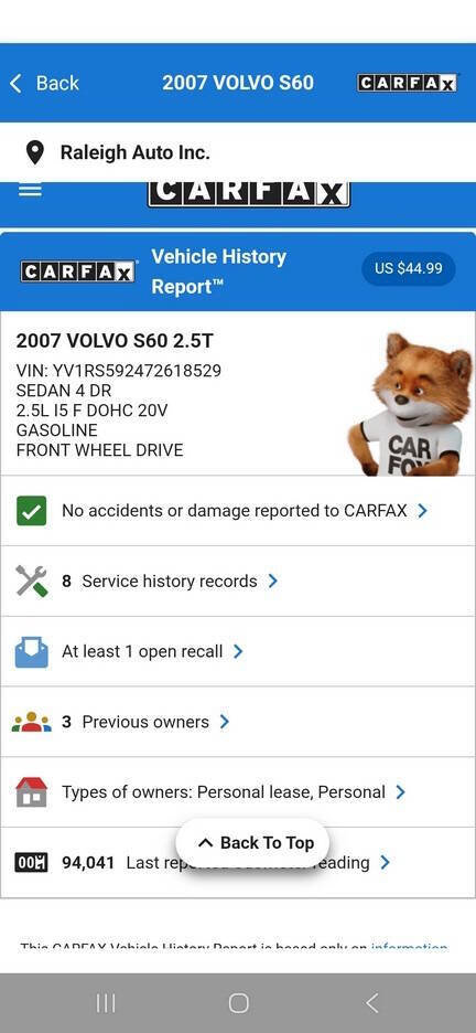 Used 2007 Volvo S60 2.5T image 64