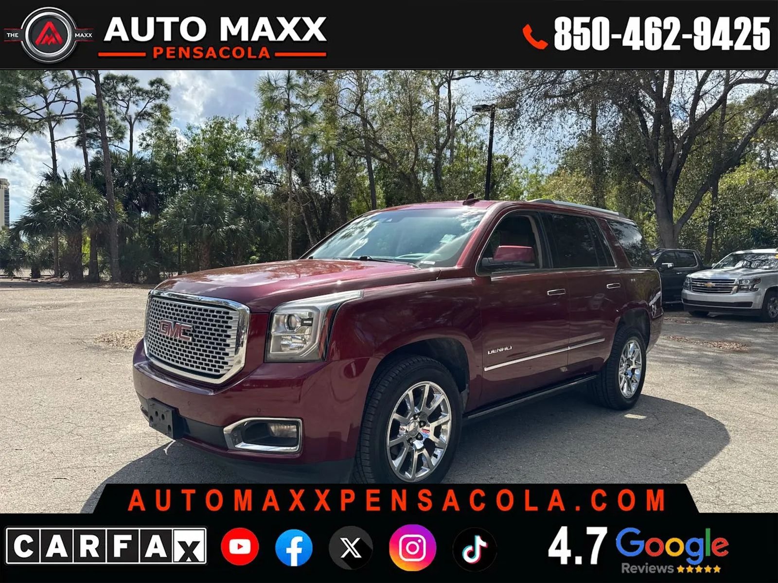 Used 2017 GMC Yukon Denali AWD/4WD image 1