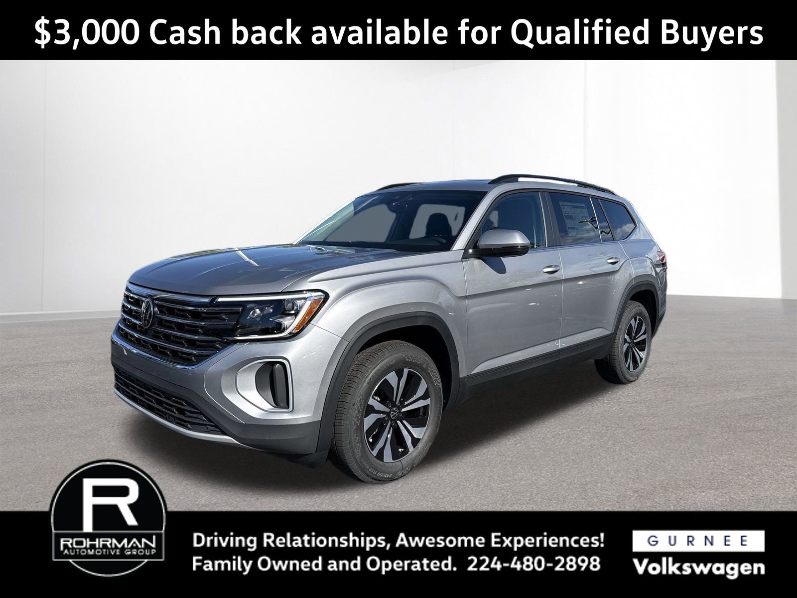 New 2026 Volkswagen Atlas SE image 1