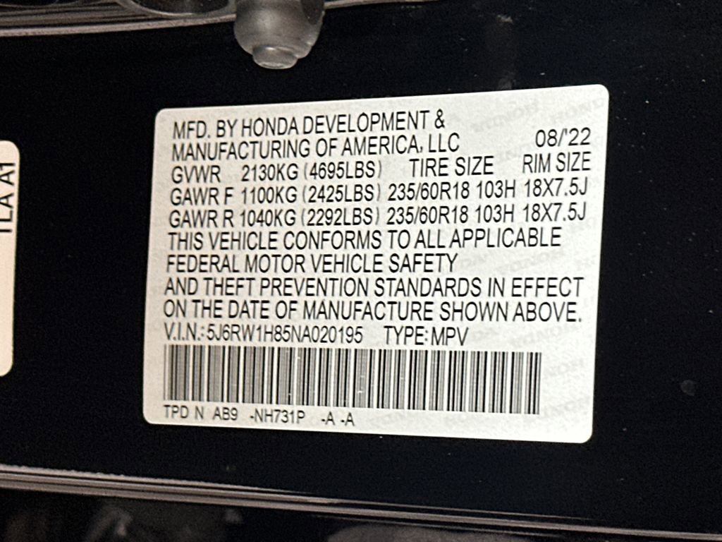 Used 2022 Honda CR-V EX-L image 9