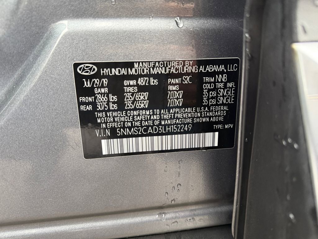 Used 2020 Hyundai Santa Fe SE image 20