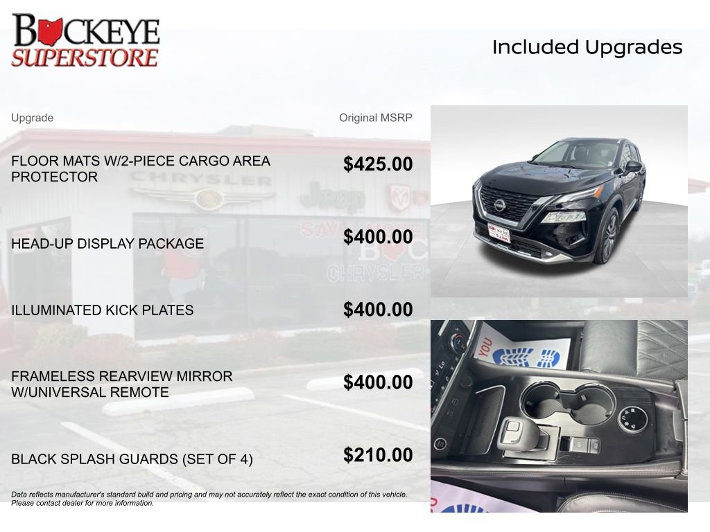 Used 2022 Nissan Rogue Platinum w/ Head-Up Display Package AWD/4WD image 7