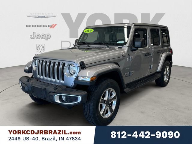 Used 2020 Jeep Wrangler Unlimited Sahara AWD/4WD image 1