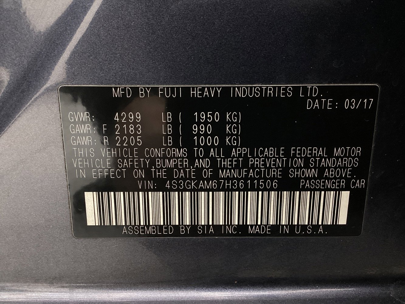 Used 2017 Subaru Impreza 2.0i Sport image 49