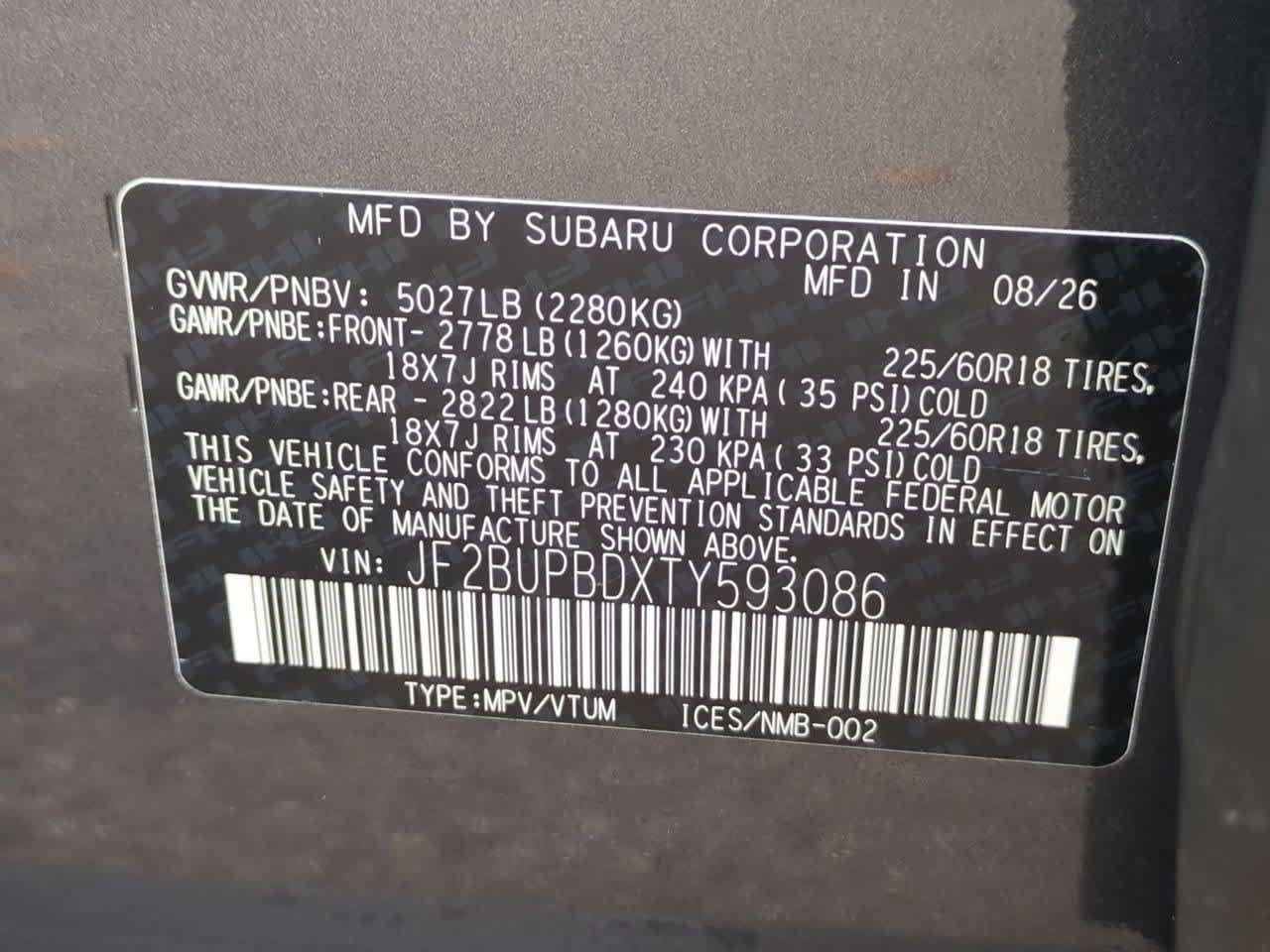 New 2026 Subaru Outback Premium AWD/4WD image 34