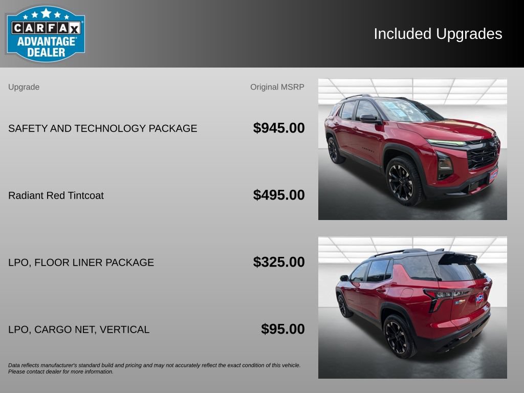 Used 2026 Chevrolet Equinox RS w/ Safety and Technology Package FWD image 3