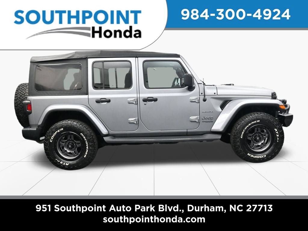 Used 2020 Jeep Wrangler Unlimited Sahara AWD/4WD video 3