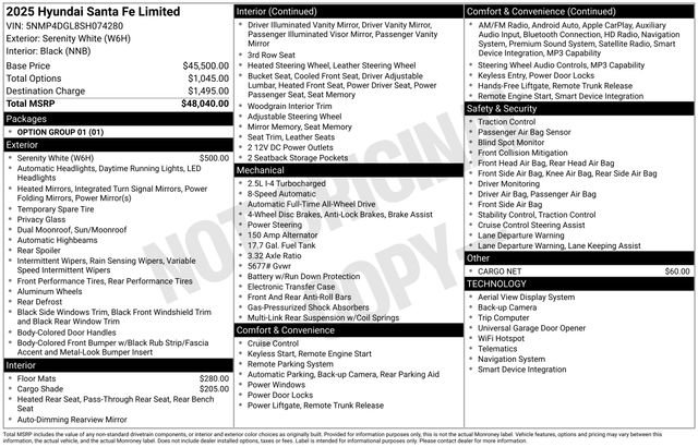 Used 2025 Hyundai Santa Fe Limited image 3