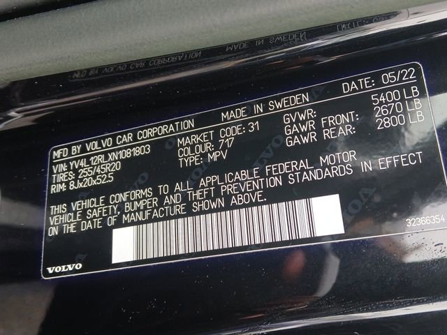 Used 2022 Volvo XC60 B5 Inscription w/ Climate Package image 19