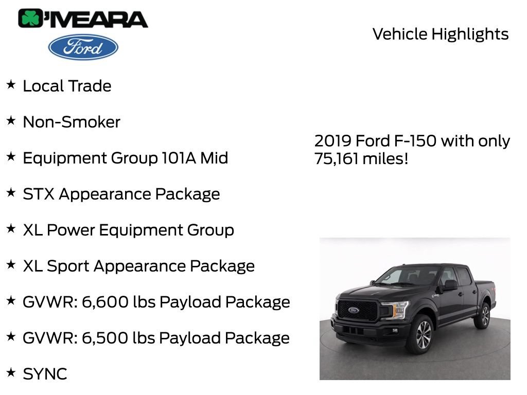 Used 2019 Ford F150 XL w/ Equipment Group 101A Mid AWD/4WD image 8