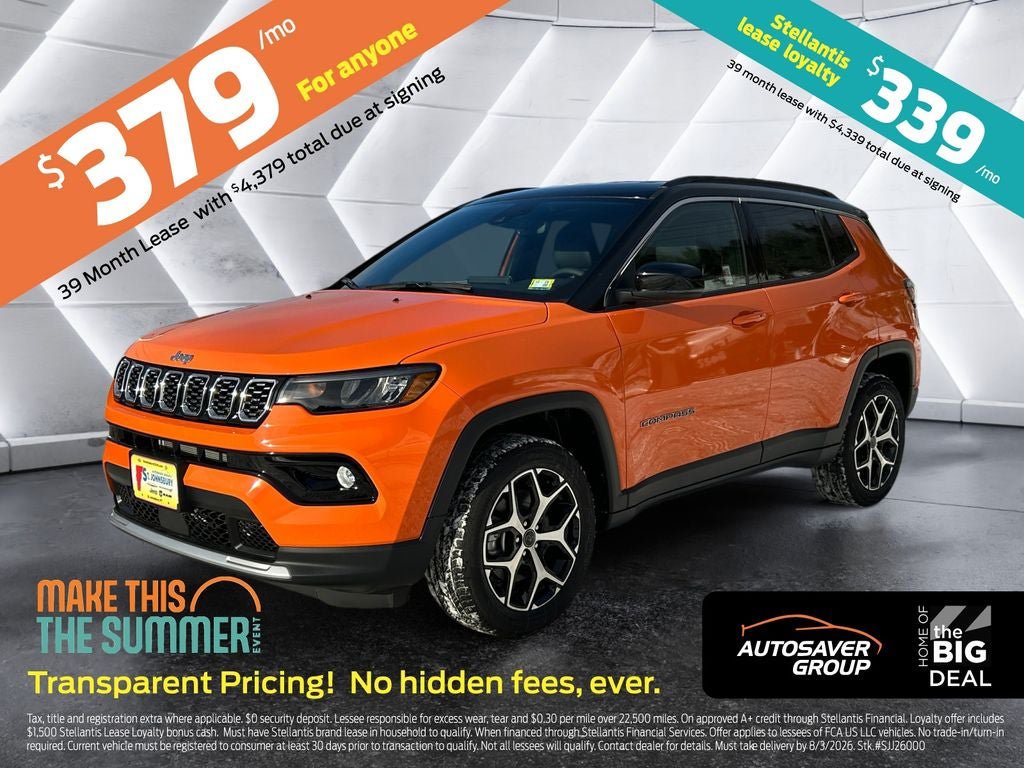 New 2026 Jeep Compass Limited