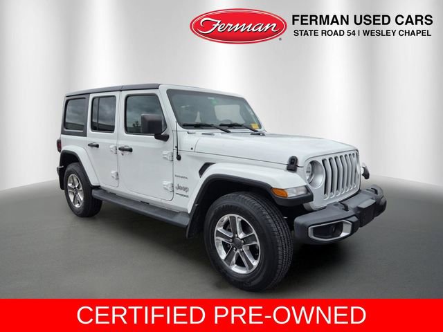 Certified 2020 Jeep Wrangler Unlimited Sahara w/ Cold Weather Group image 1