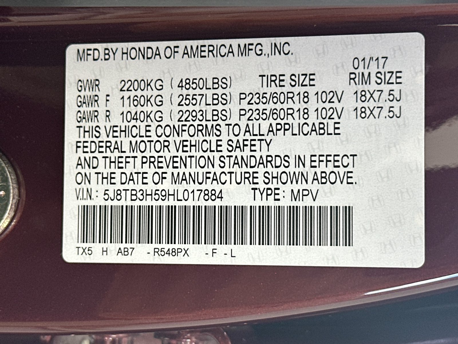 Used 2017 Acura RDX w/ Technology Package FWD image 32