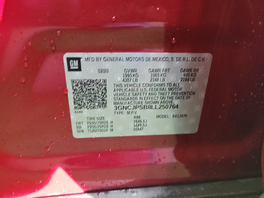 Used 2020 Chevrolet Trax LT w/ LT Convenience Package AWD/4WD image 33