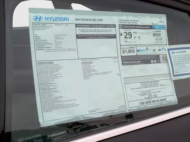 New 2024 Hyundai Sonata SEL w/ Convenience Package image 18