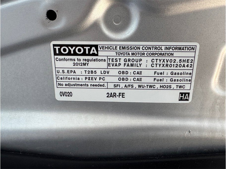 Used 2012 Toyota Camry LE FWD image 25