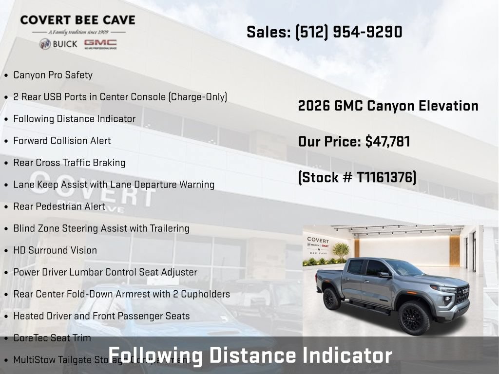 New 2026 GMC Canyon Elevation w/ Convenience Package AWD/4WD image 37