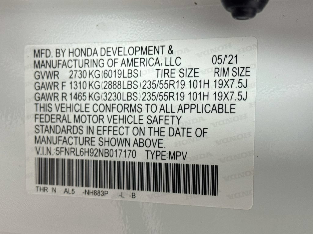 Used 2022 Honda Odyssey Elite image 17