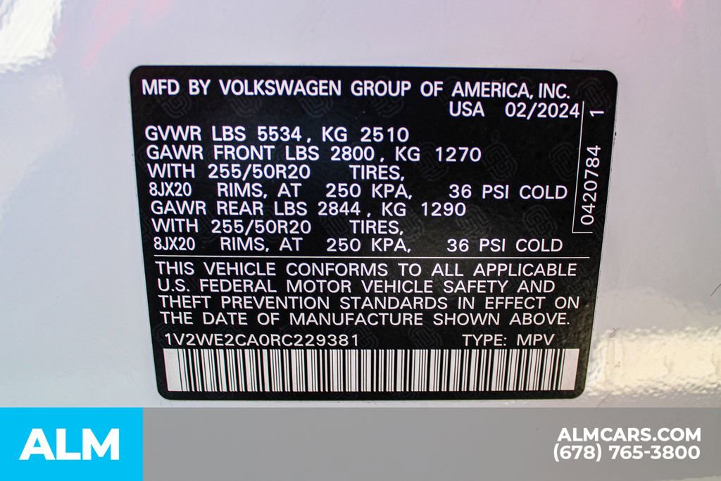Used 2024 Volkswagen Atlas Cross Sport SE image 40