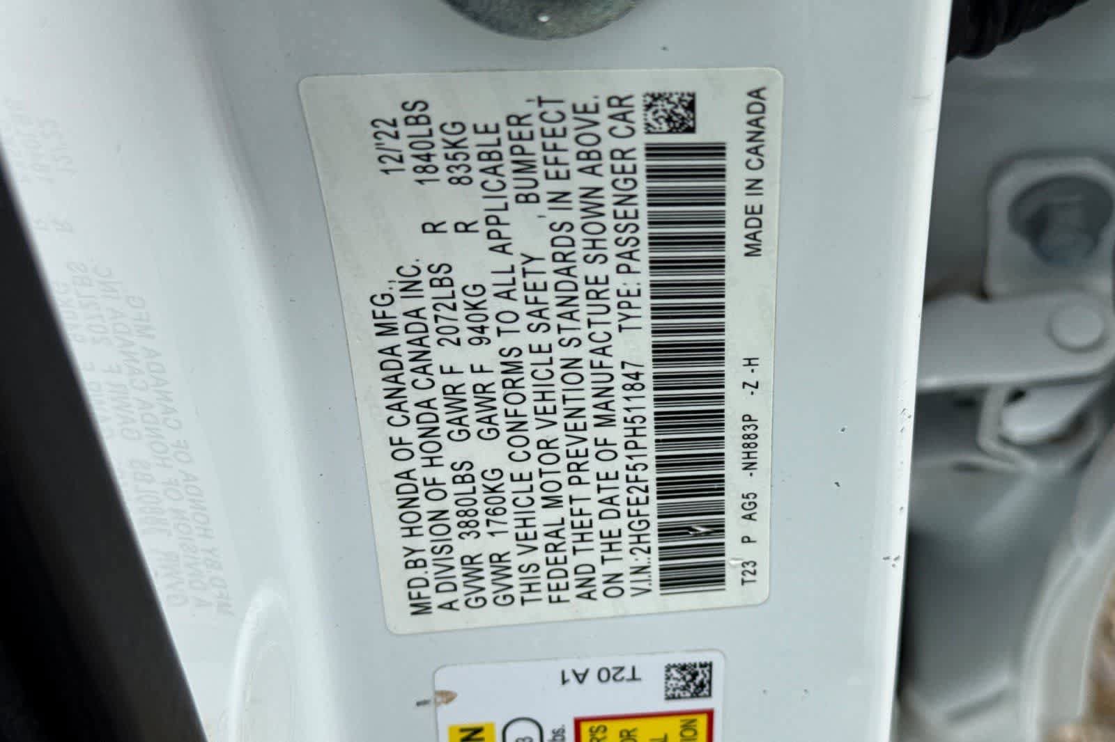 Used 2023 Honda Civic Sport image 31