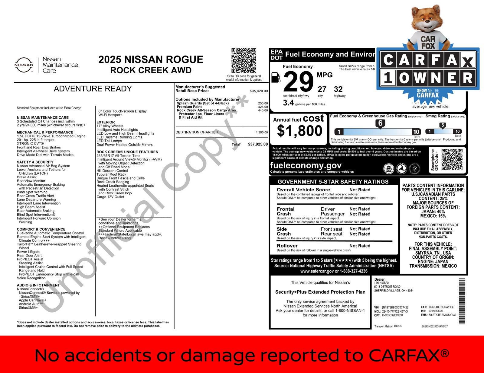 Certified 2025 Nissan Rogue SV image 3