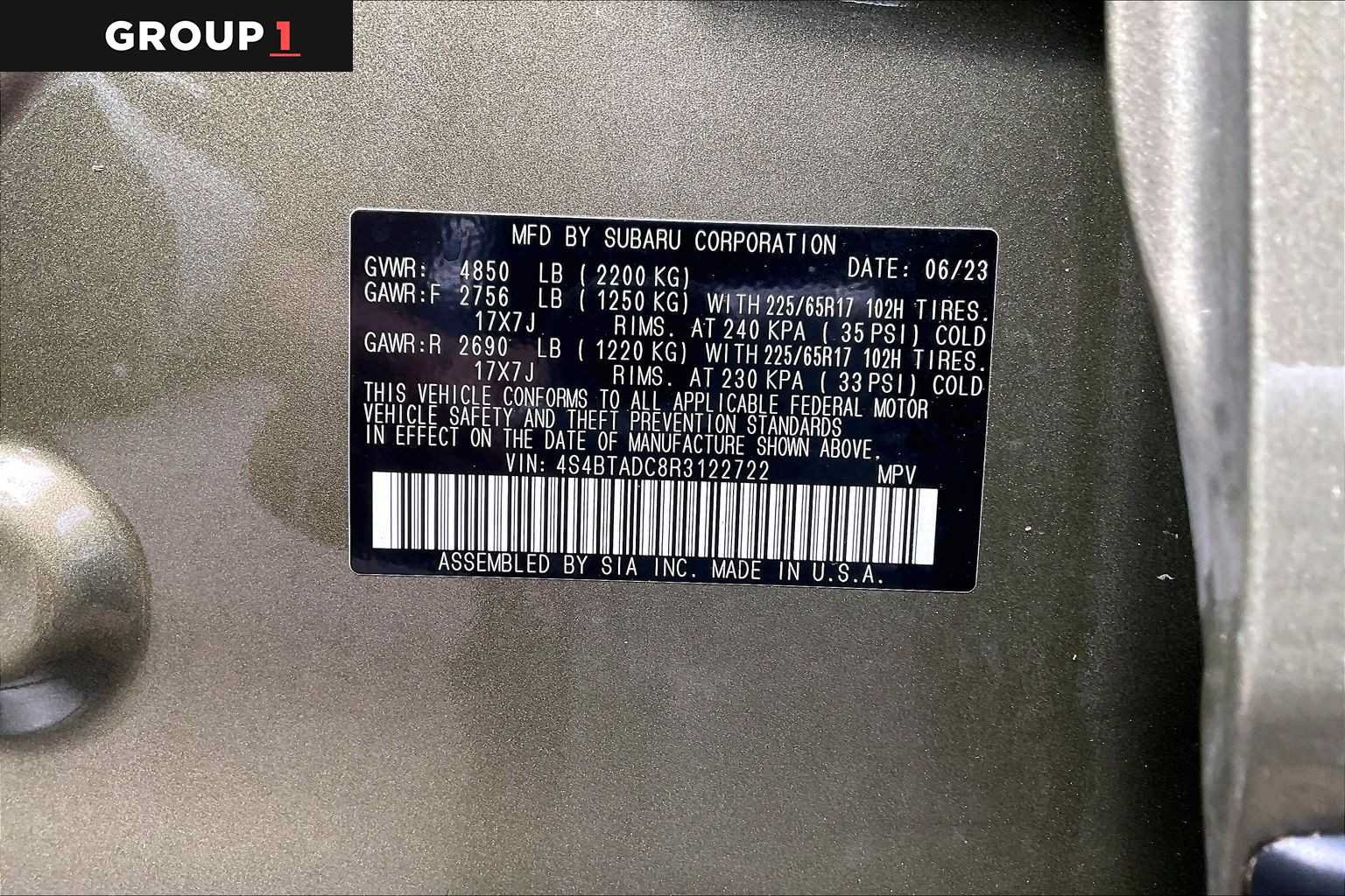 Certified 2024 Subaru Outback Premium AWD/4WD image 35