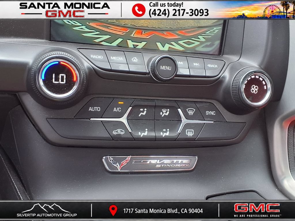 Certified 2016 Chevrolet Corvette Stingray Convertible w/ Carbon Flash Badge Package RWD image 8