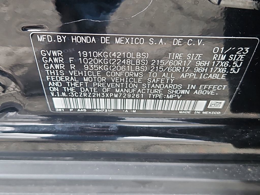 Certified 2023 Honda HR-V LX image 14