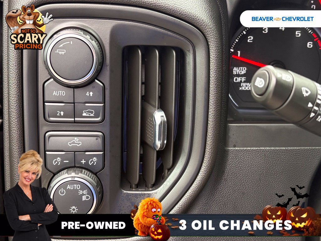 Used 2024 Chevrolet Silverado 1500 Custom w/ Turbomax Blackout Package AWD/4WD image 34