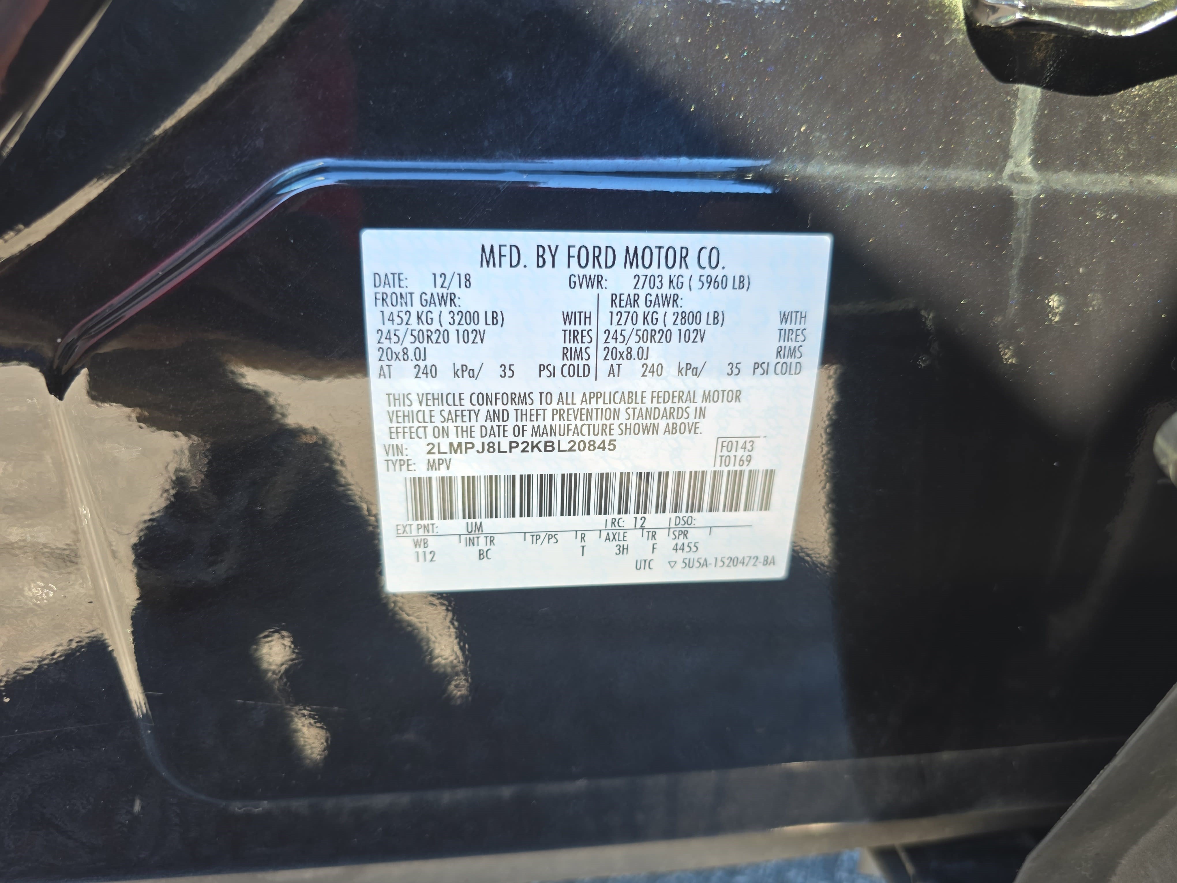 Used 2019 Lincoln Nautilus Reserve AWD/4WD image 35