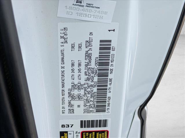 Certified 2025 Toyota Tacoma SR w/ SR Upgrade Package image 27