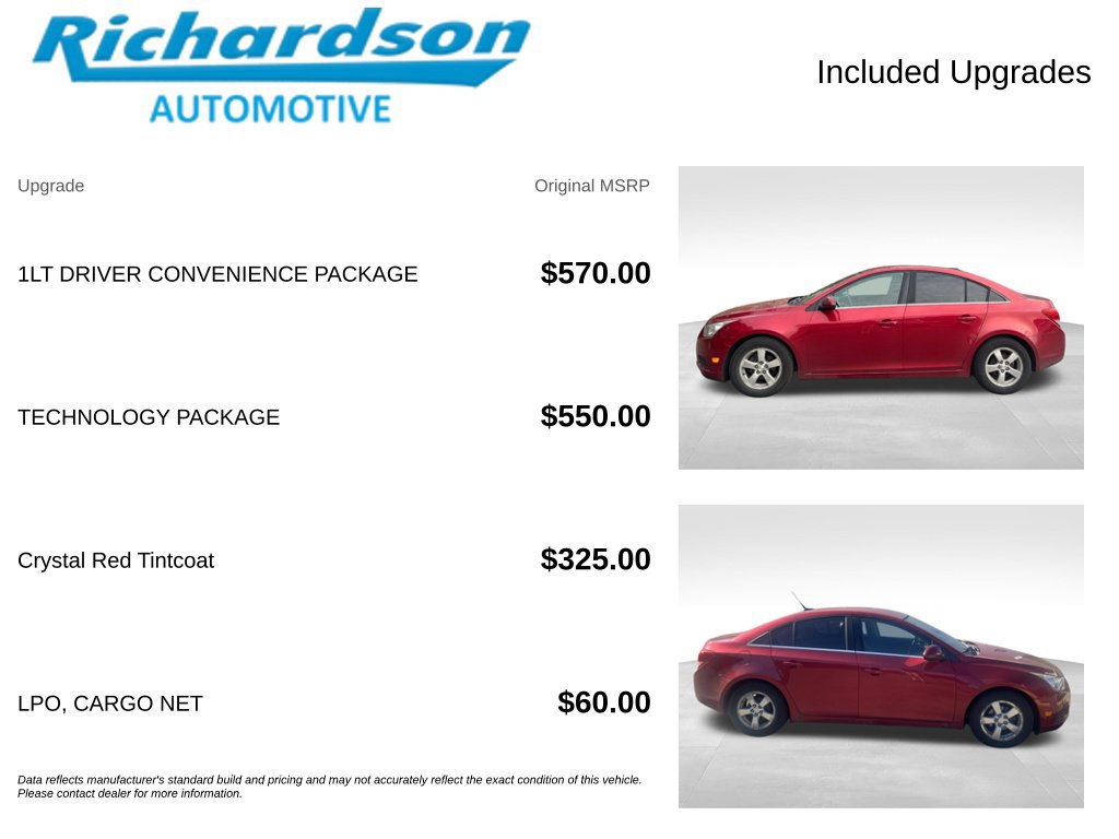 Used 2014 Chevrolet Cruze LT FWD image 7