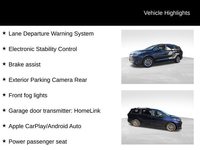 Certified 2025 Toyota Sienna XLE w/ XLE Plus Package AWD/4WD image 18