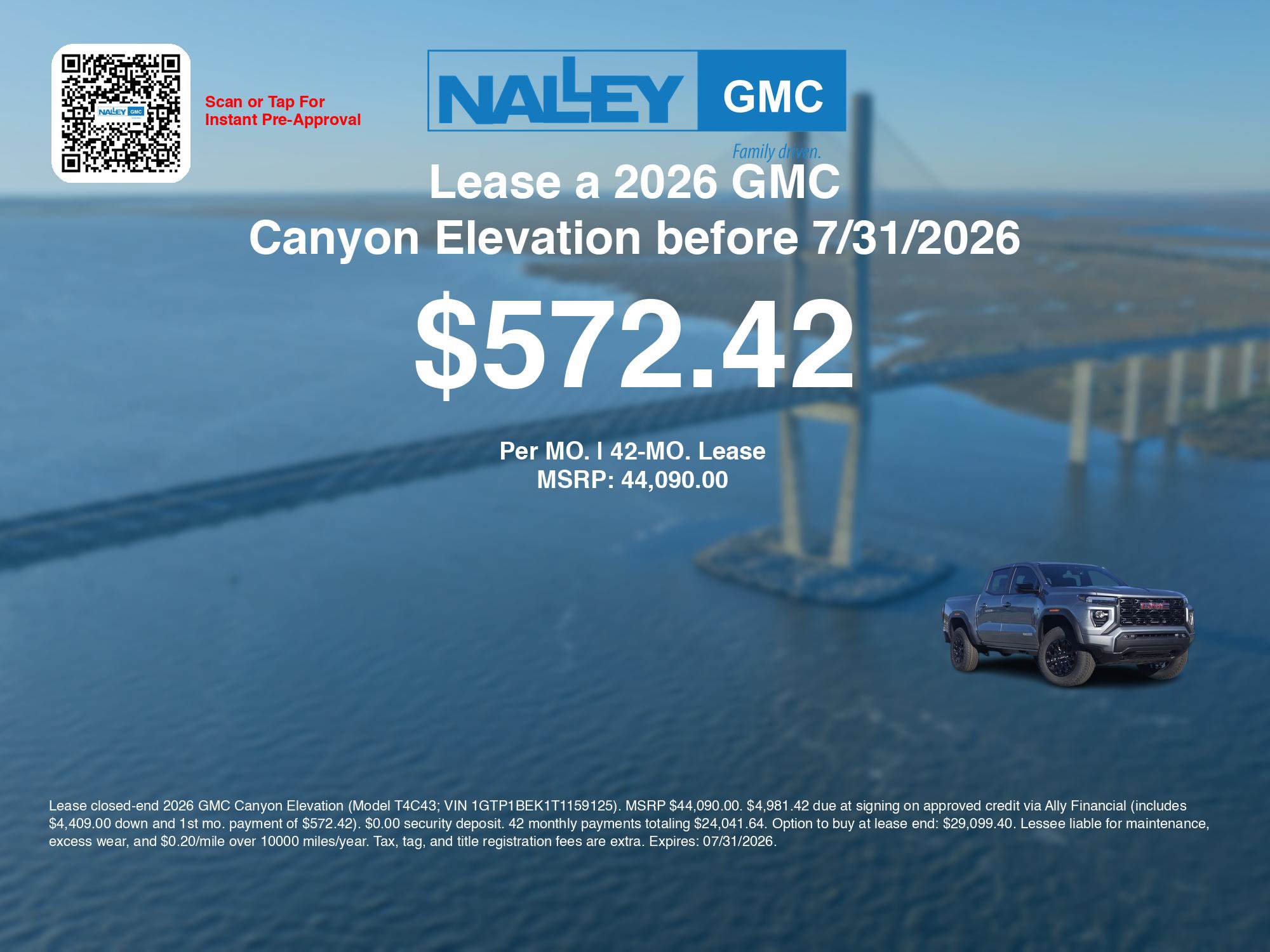 New 2026 GMC Canyon Elevation w/ Convenience Package RWD image 3