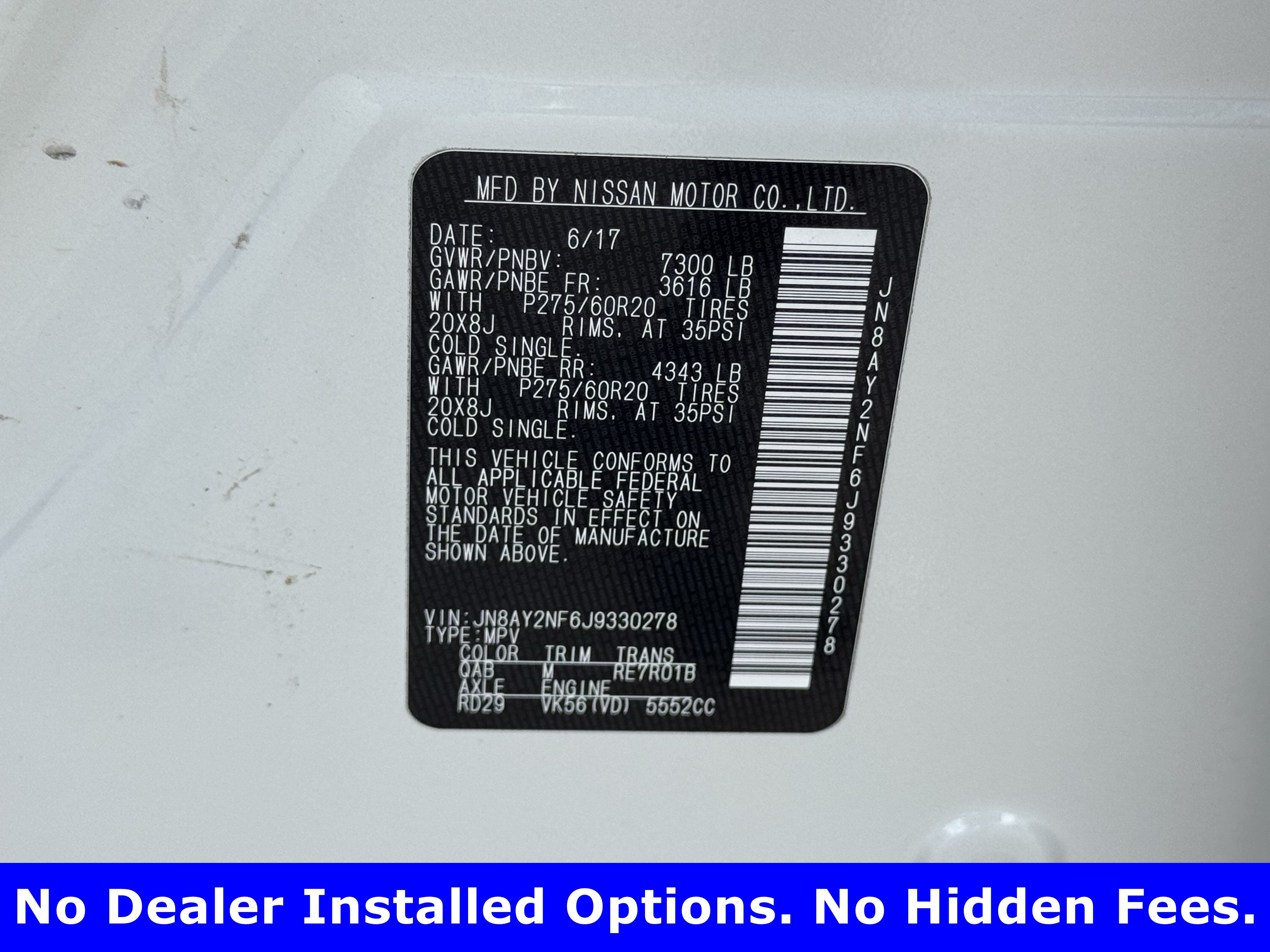 Used 2018 Nissan Armada Platinum w/ Captain Seat Package RWD image 28