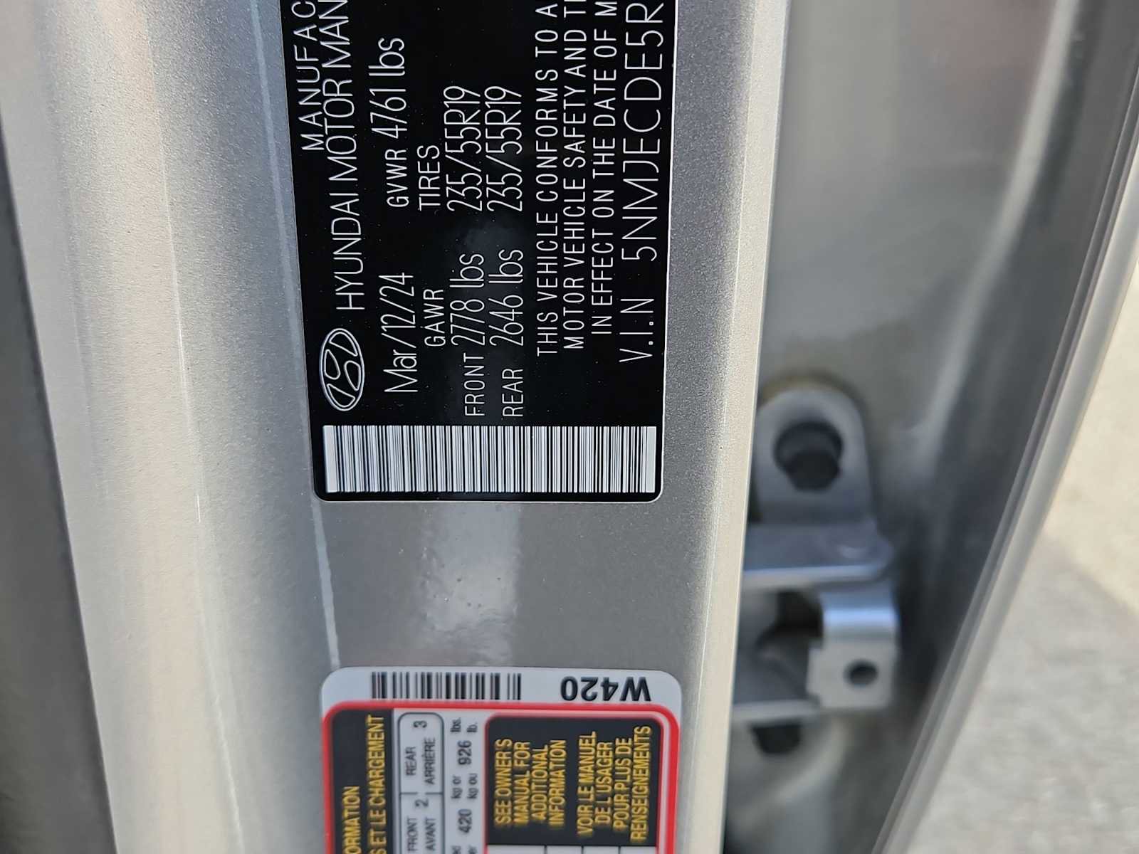Used 2024 Hyundai Tucson Limited AWD/4WD image 25