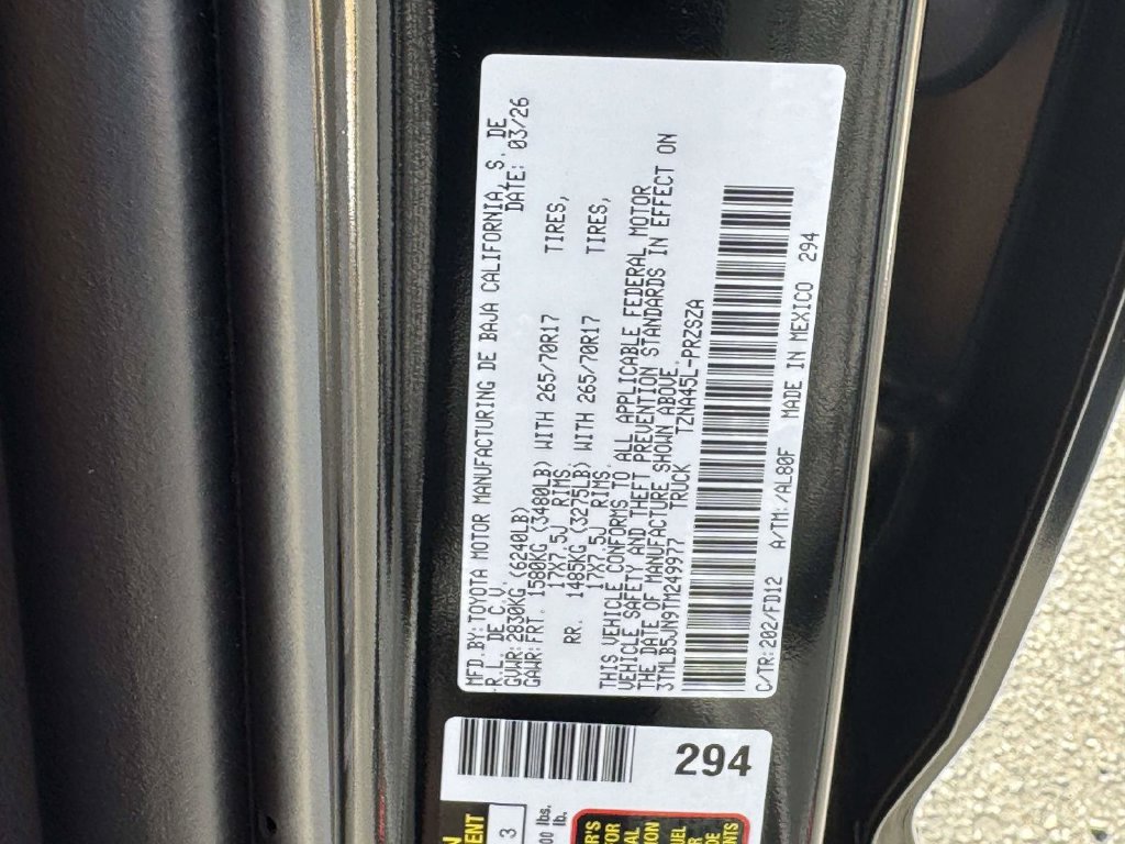Used 2026 Toyota Tacoma TRD Off-Road AWD/4WD image 28