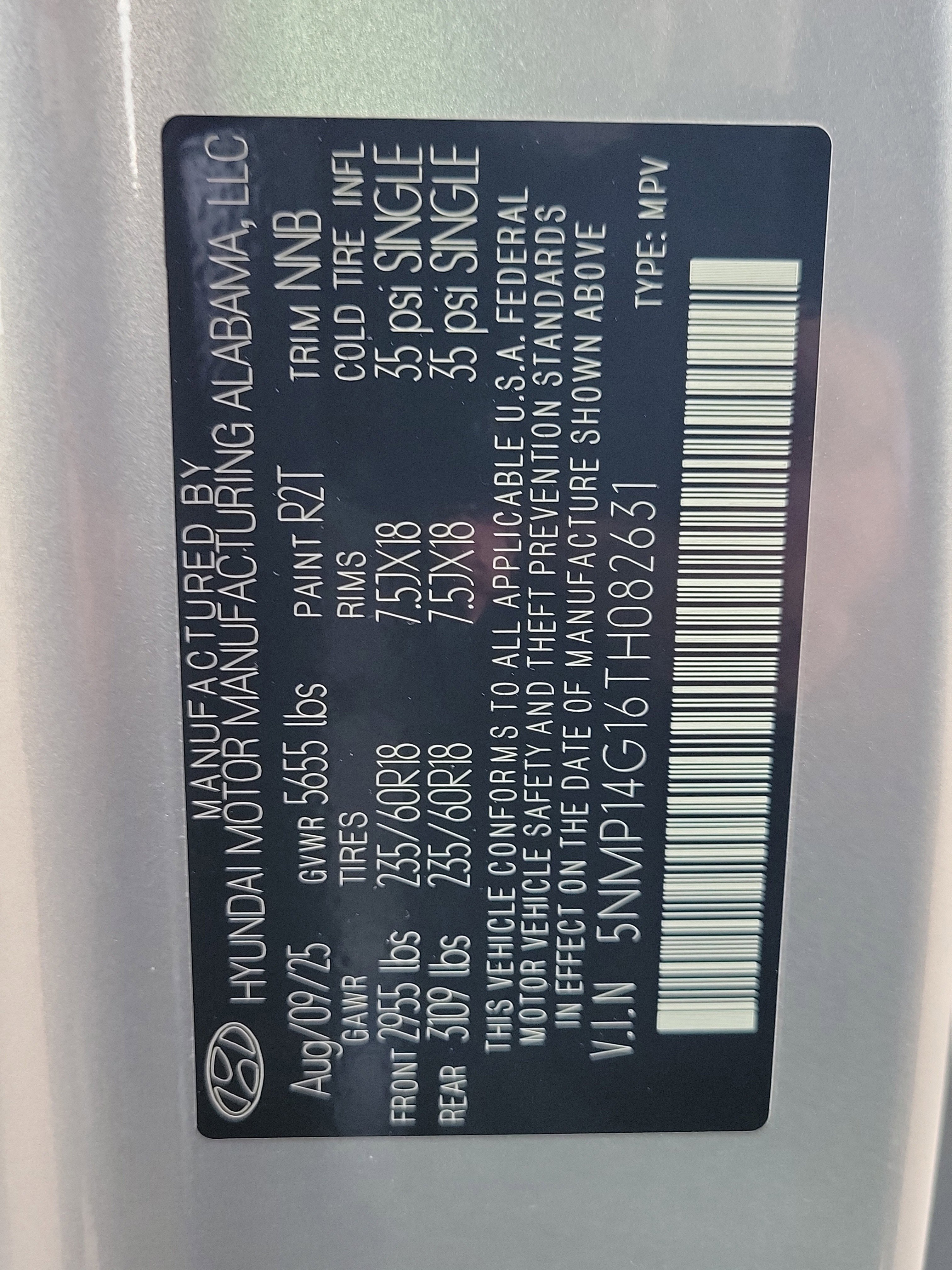 New 2026 Hyundai Santa Fe SE image 34