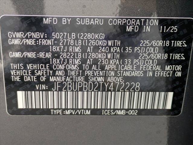 New 2026 Subaru Outback Premium AWD/4WD image 18