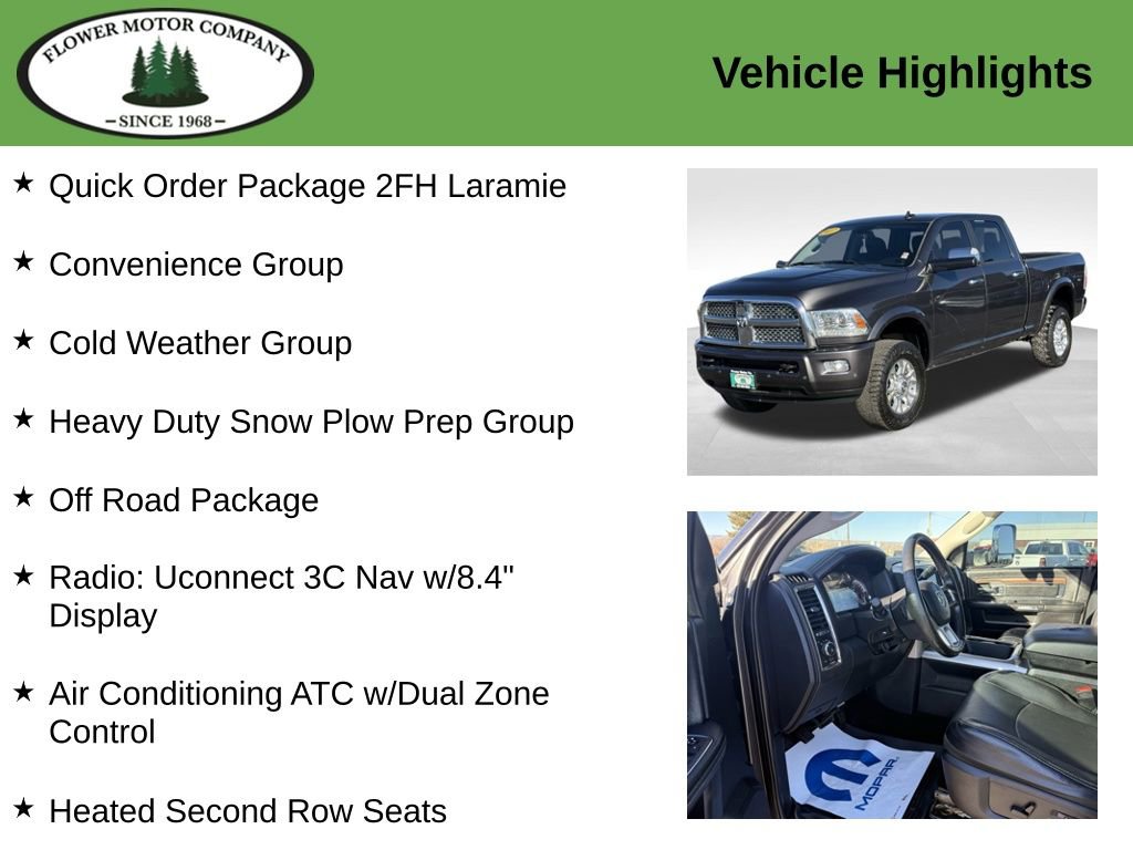 Used 2017 RAM 2500 Laramie w/ Off Road Package image 2