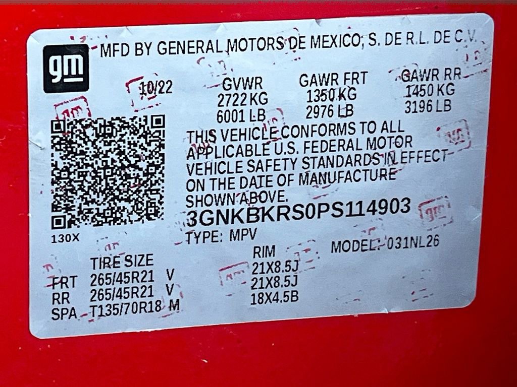 Used 2023 Chevrolet Blazer RS w/ Driver Confidence II Package image 34