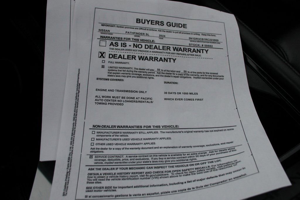 Used 2024 Nissan Pathfinder SL w/ SL Premium Package image 52