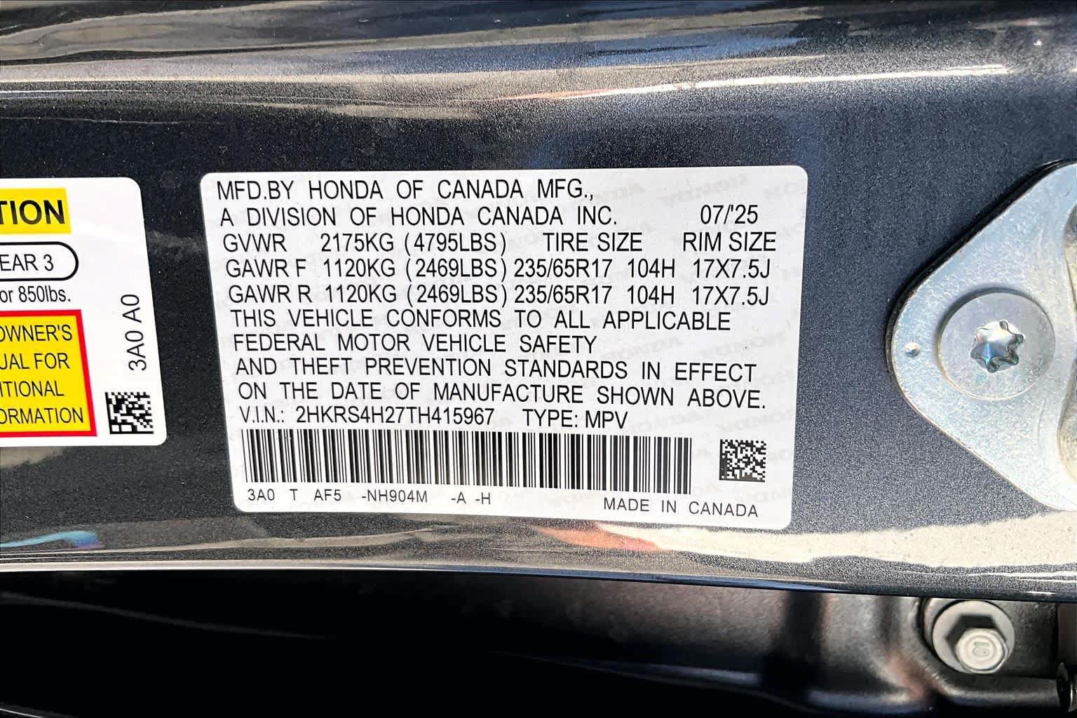 Certified 2026 Honda CR-V LX image 32
