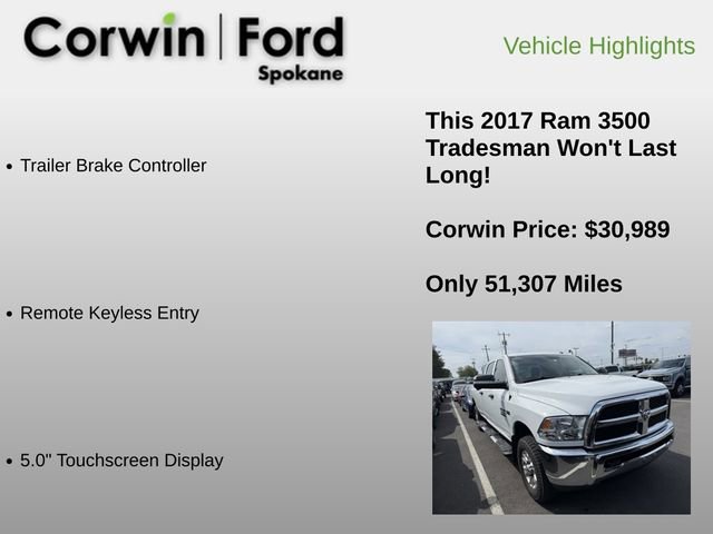 Used 2017 RAM 3500 Tradesman w/ Chrome Appearance Group AWD/4WD image 6