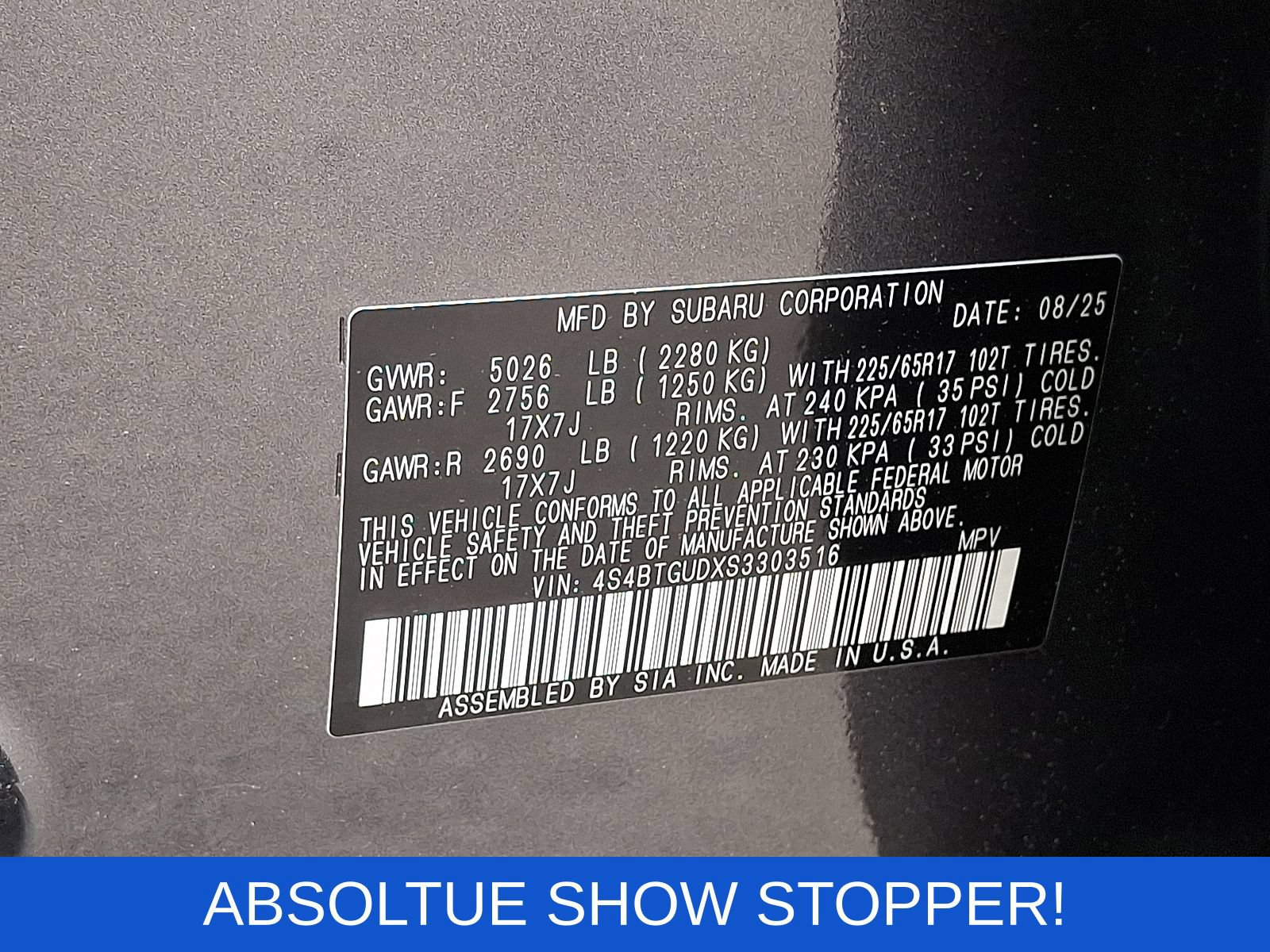Used 2025 Subaru Outback Wilderness AWD/4WD image 26
