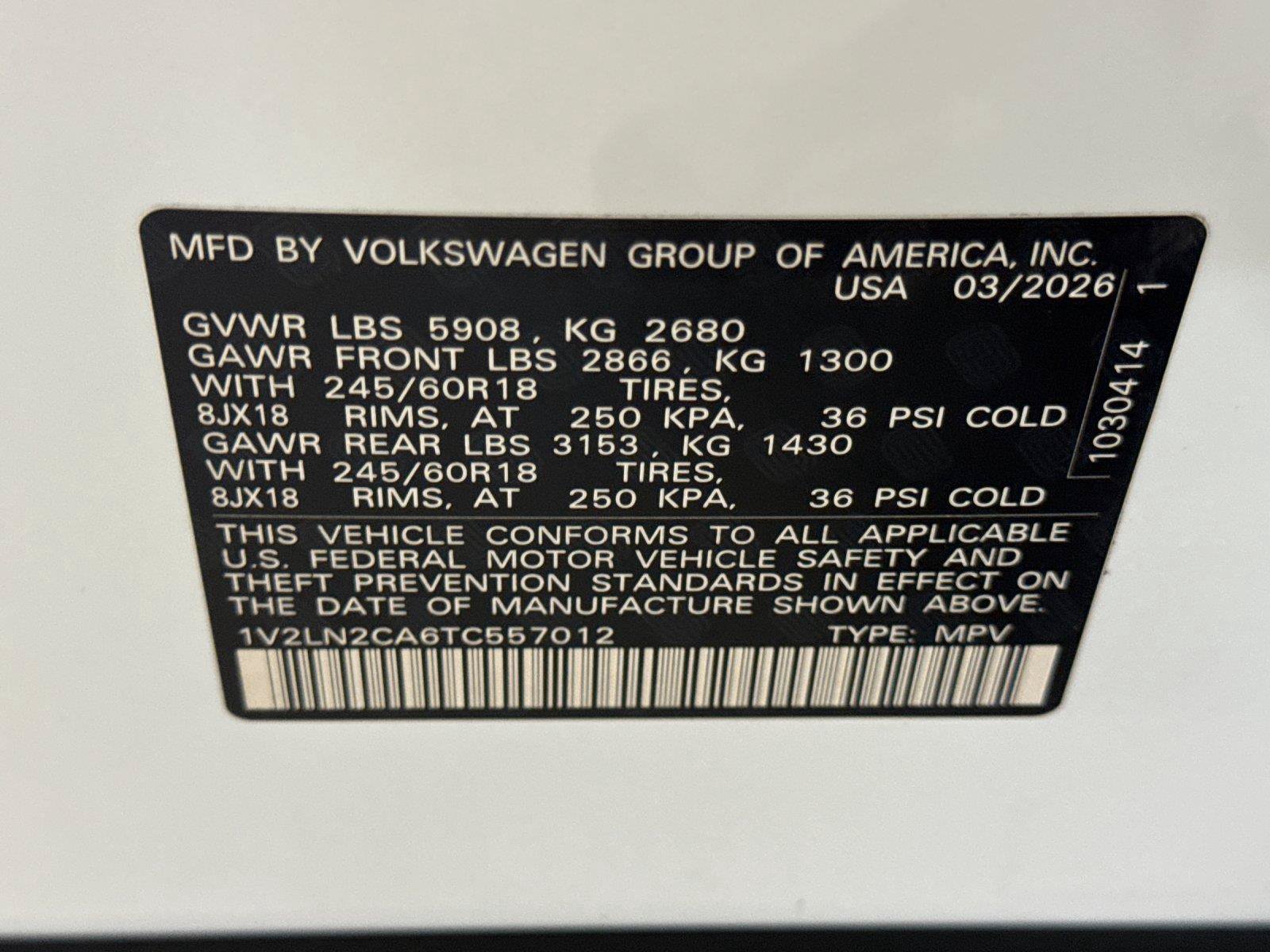 New 2026 Volkswagen Atlas SE AWD/4WD image 28