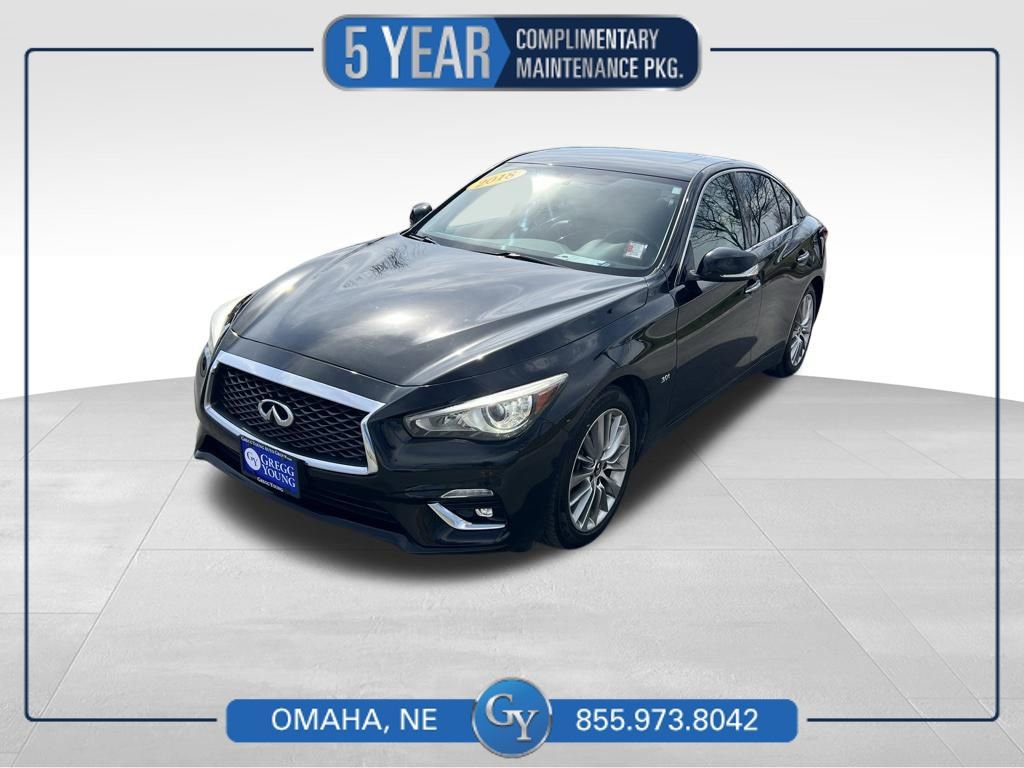 Used 2018 INFINITI Q50 Luxe w/ Essential Package (3.0T Luxe) AWD/4WD image 1