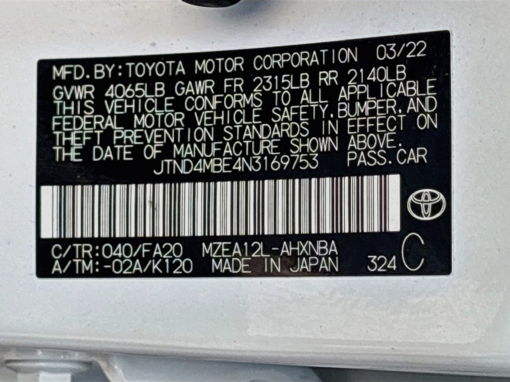 Used 2022 Toyota Corolla SE w/ Carpet Mat Package (TMS) FWD image 34