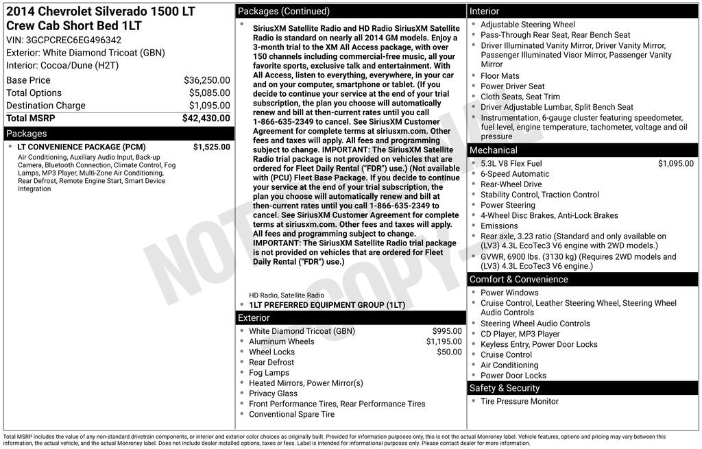 Used 2014 Chevrolet Silverado 1500 LT w/ LT Convenience Package image 22